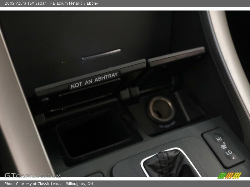 Palladium Metallic / Ebony 2009 Acura TSX Sedan