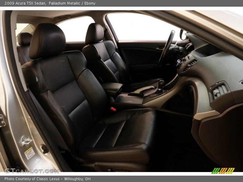 Palladium Metallic / Ebony 2009 Acura TSX Sedan