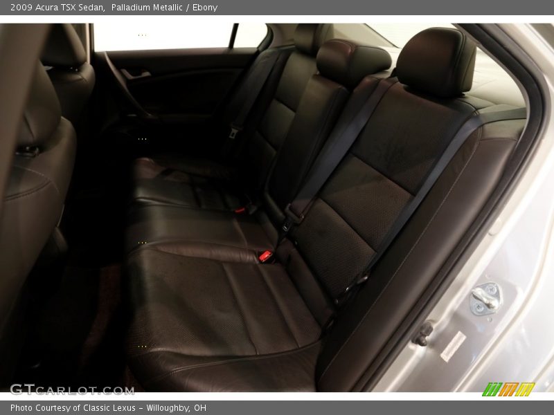 Palladium Metallic / Ebony 2009 Acura TSX Sedan