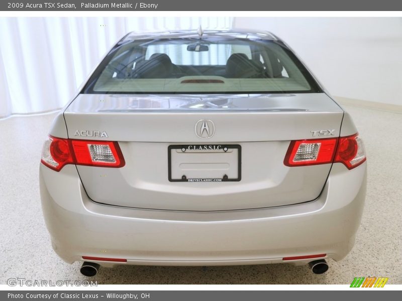 Palladium Metallic / Ebony 2009 Acura TSX Sedan