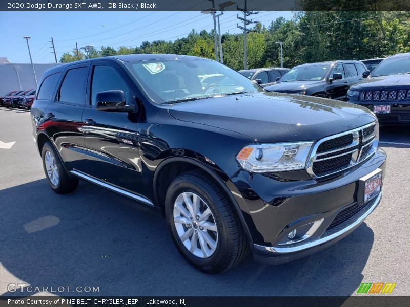 DB Black / Black 2020 Dodge Durango SXT AWD