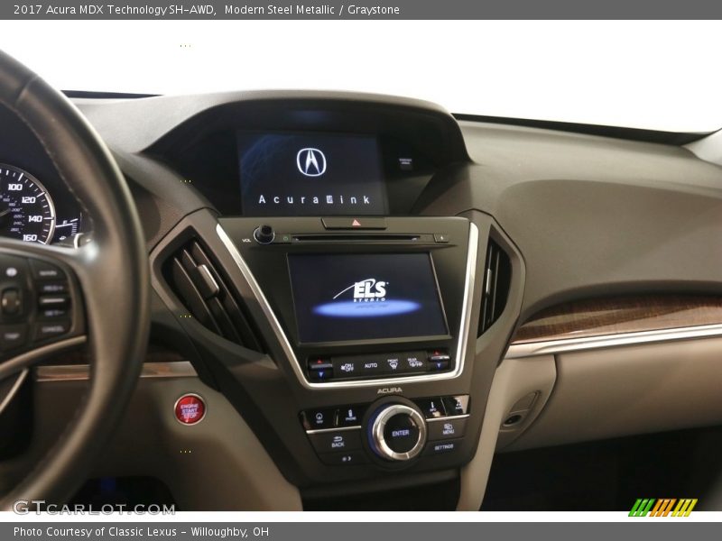Modern Steel Metallic / Graystone 2017 Acura MDX Technology SH-AWD