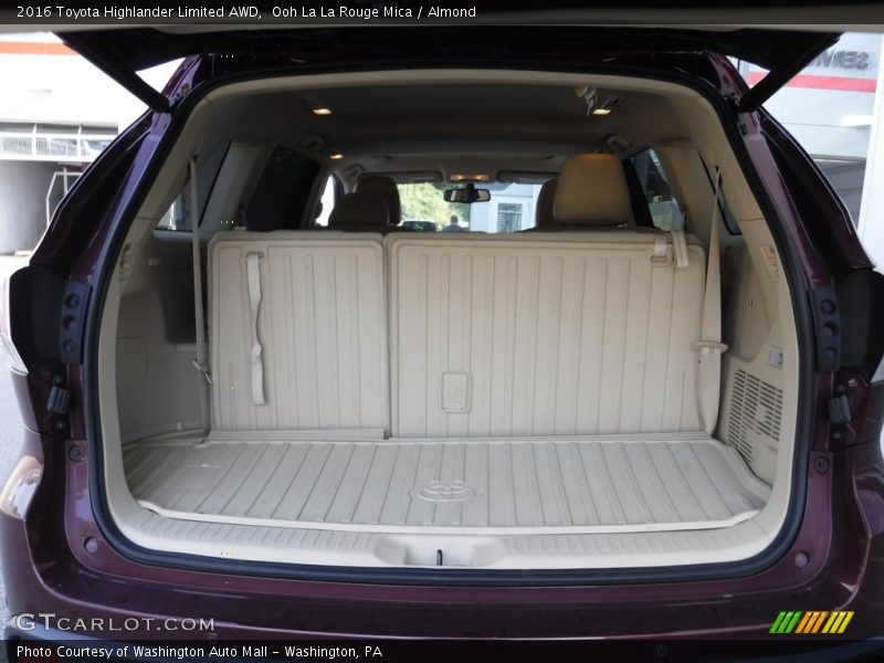Ooh La La Rouge Mica / Almond 2016 Toyota Highlander Limited AWD