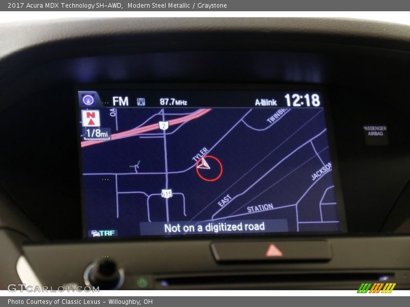 Modern Steel Metallic / Graystone 2017 Acura MDX Technology SH-AWD