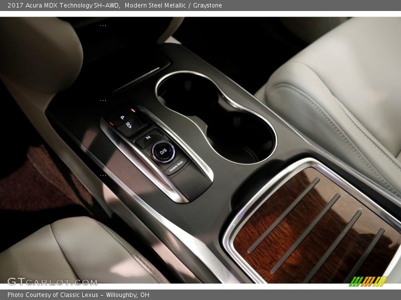 Modern Steel Metallic / Graystone 2017 Acura MDX Technology SH-AWD