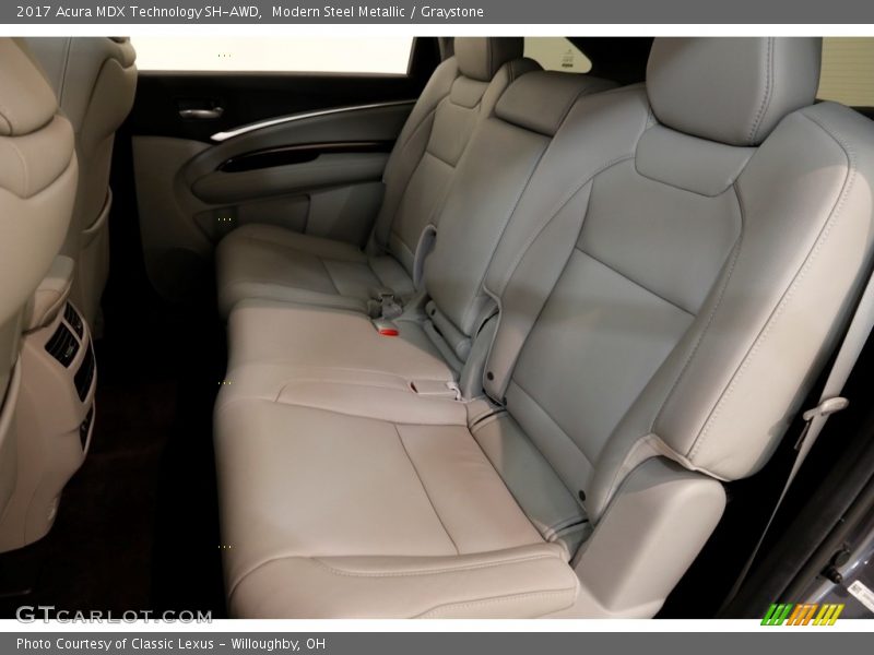 Modern Steel Metallic / Graystone 2017 Acura MDX Technology SH-AWD