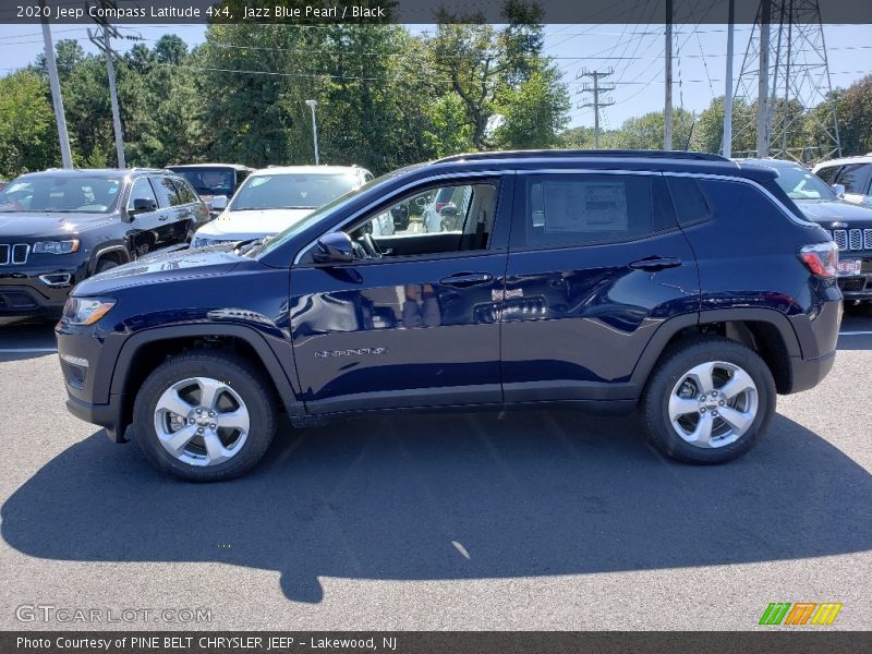Jazz Blue Pearl / Black 2020 Jeep Compass Latitude 4x4
