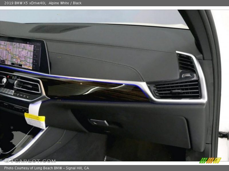 Alpine White / Black 2019 BMW X5 xDrive40i