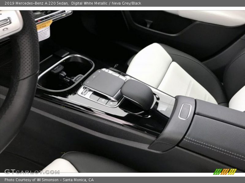 Digital White Metallic / Neva Grey/Black 2019 Mercedes-Benz A 220 Sedan