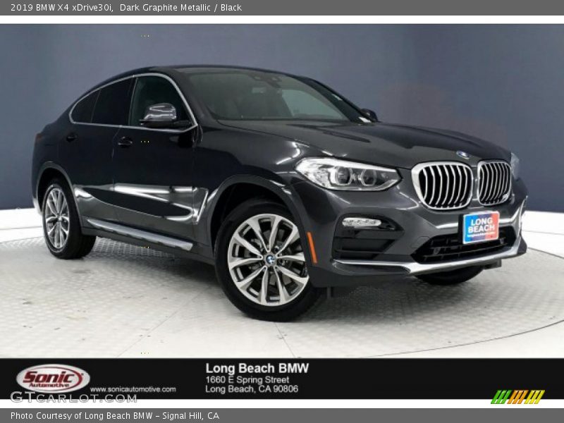Dark Graphite Metallic / Black 2019 BMW X4 xDrive30i