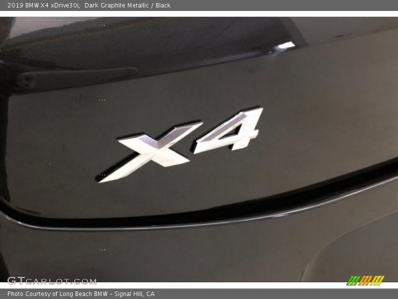 Dark Graphite Metallic / Black 2019 BMW X4 xDrive30i
