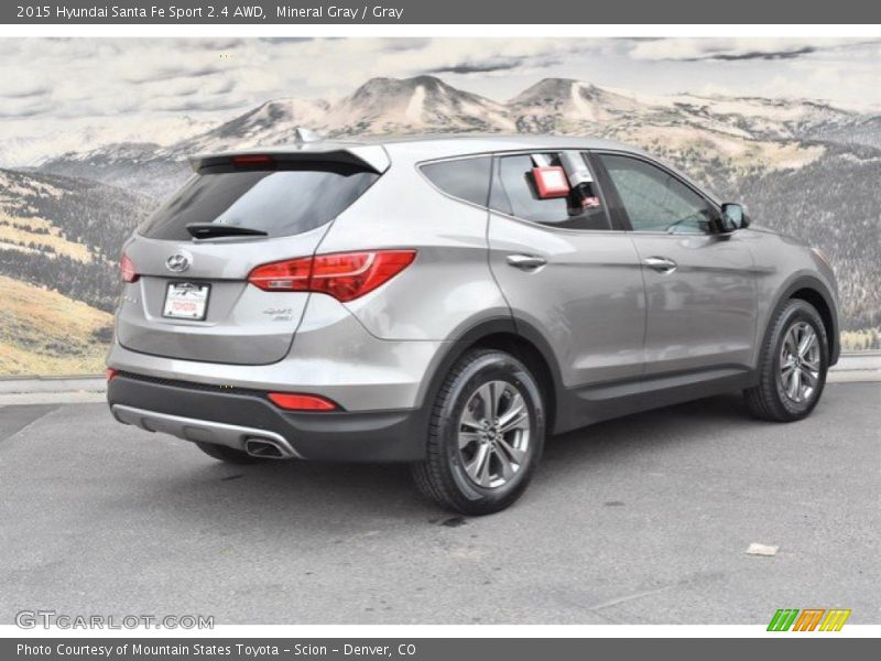 Mineral Gray / Gray 2015 Hyundai Santa Fe Sport 2.4 AWD