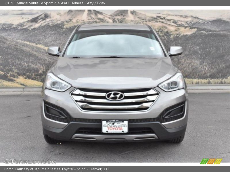 Mineral Gray / Gray 2015 Hyundai Santa Fe Sport 2.4 AWD