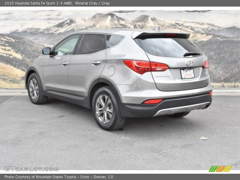 Mineral Gray / Gray 2015 Hyundai Santa Fe Sport 2.4 AWD