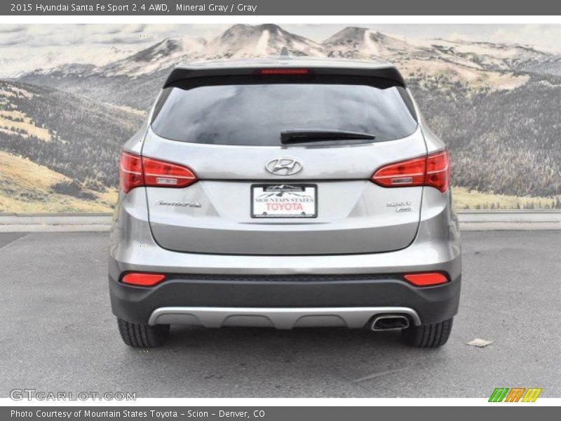 Mineral Gray / Gray 2015 Hyundai Santa Fe Sport 2.4 AWD