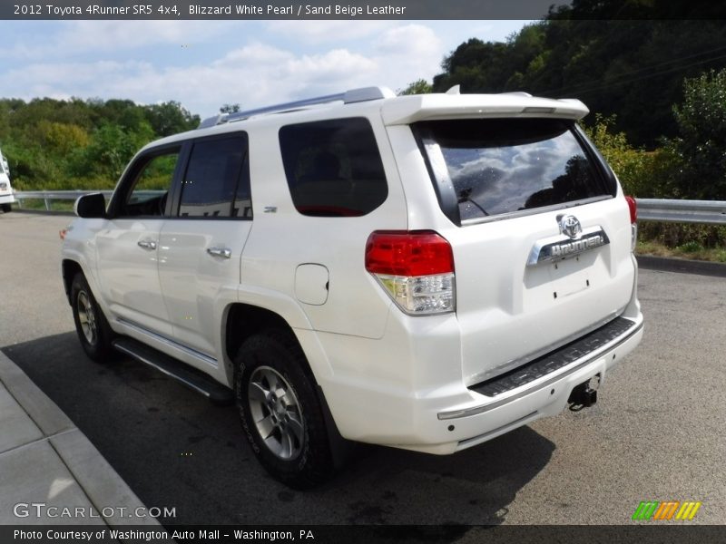 Blizzard White Pearl / Sand Beige Leather 2012 Toyota 4Runner SR5 4x4