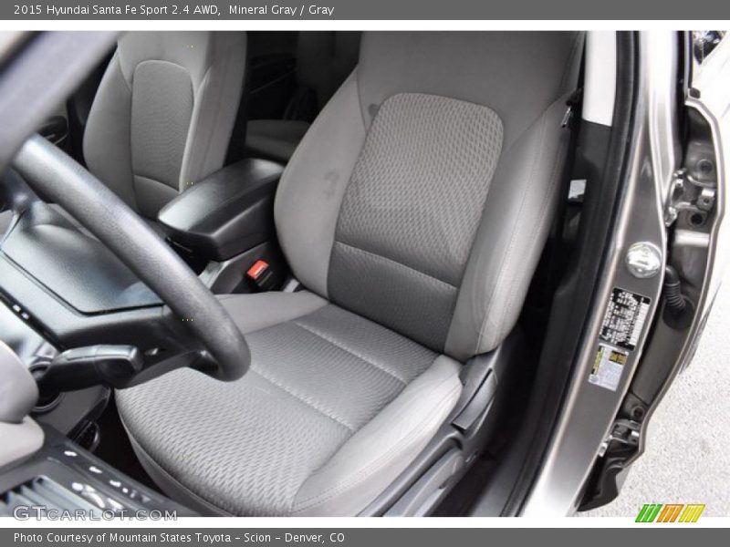 Mineral Gray / Gray 2015 Hyundai Santa Fe Sport 2.4 AWD