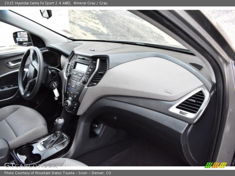 Mineral Gray / Gray 2015 Hyundai Santa Fe Sport 2.4 AWD