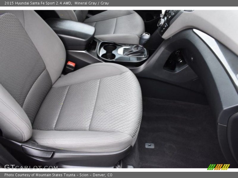 Mineral Gray / Gray 2015 Hyundai Santa Fe Sport 2.4 AWD