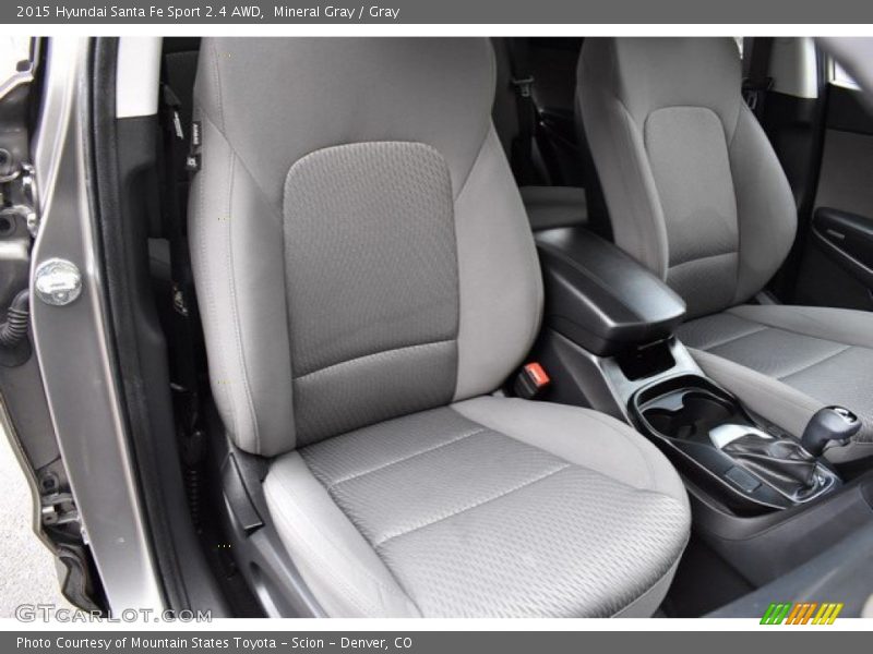 Mineral Gray / Gray 2015 Hyundai Santa Fe Sport 2.4 AWD