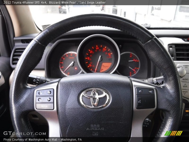 Blizzard White Pearl / Sand Beige Leather 2012 Toyota 4Runner SR5 4x4