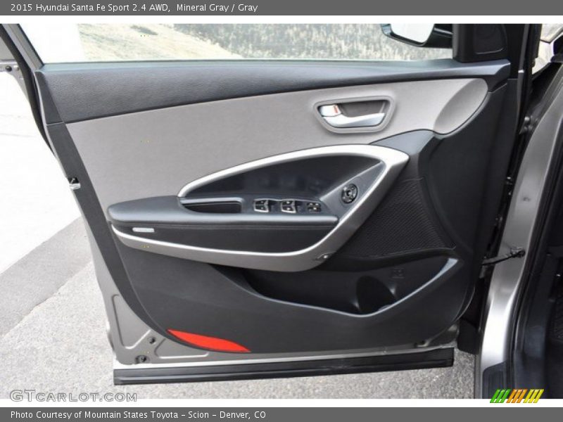 Mineral Gray / Gray 2015 Hyundai Santa Fe Sport 2.4 AWD