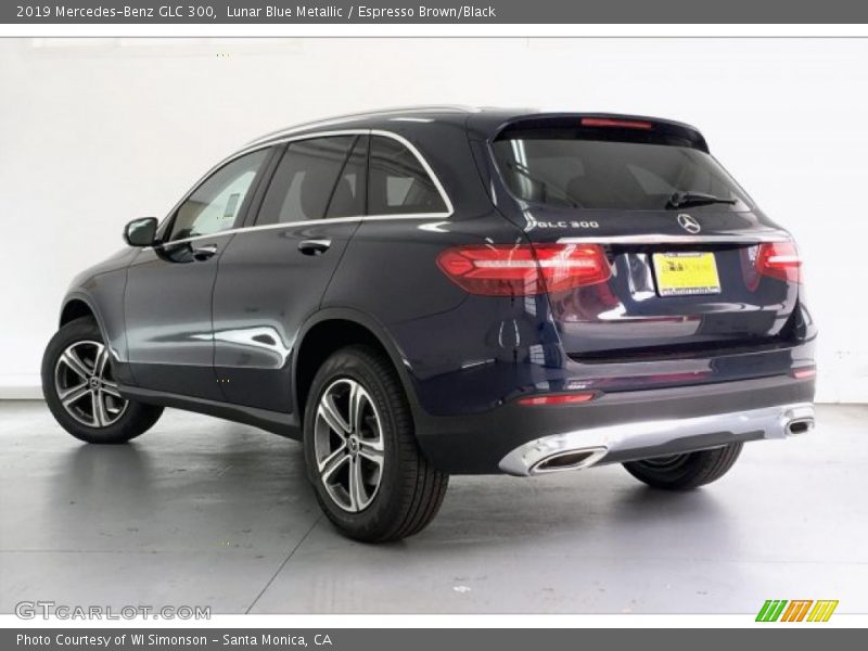 Lunar Blue Metallic / Espresso Brown/Black 2019 Mercedes-Benz GLC 300