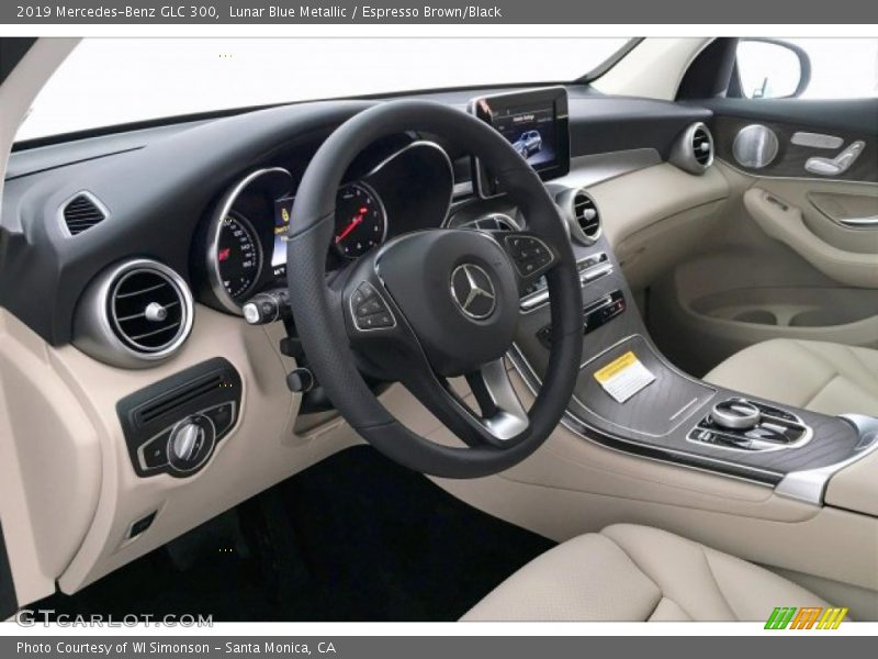Lunar Blue Metallic / Espresso Brown/Black 2019 Mercedes-Benz GLC 300