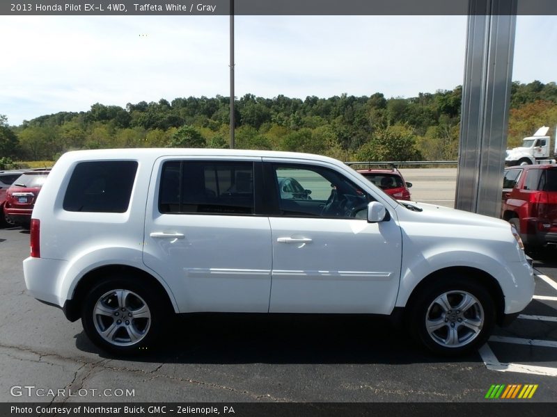 Taffeta White / Gray 2013 Honda Pilot EX-L 4WD