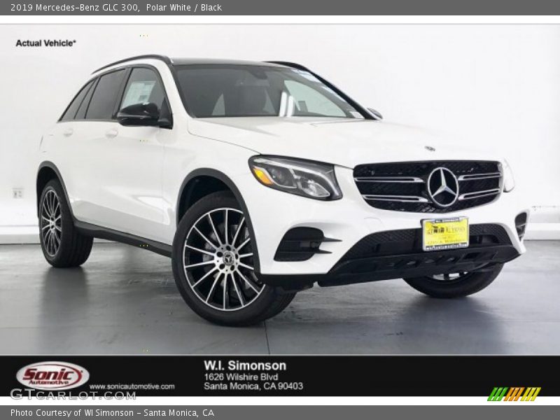 Polar White / Black 2019 Mercedes-Benz GLC 300