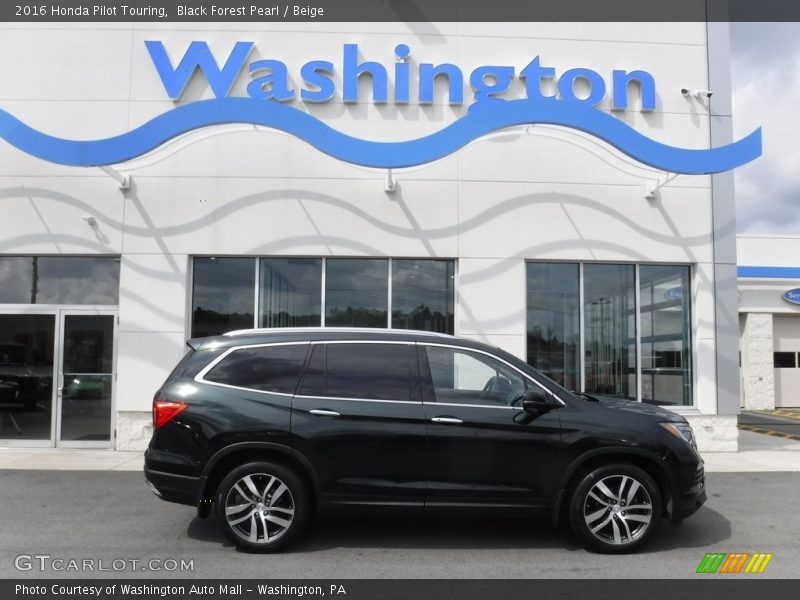 Black Forest Pearl / Beige 2016 Honda Pilot Touring