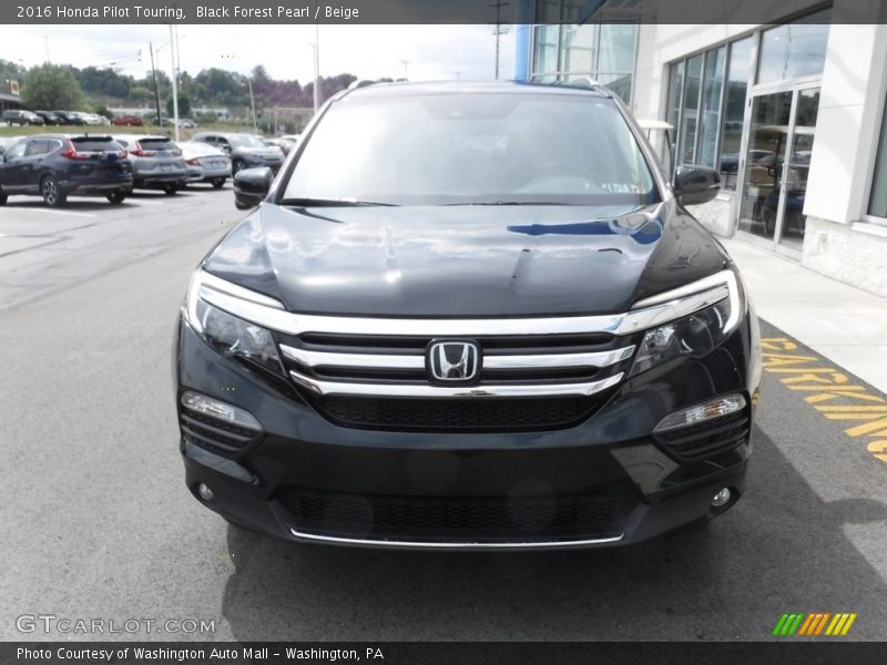 Black Forest Pearl / Beige 2016 Honda Pilot Touring