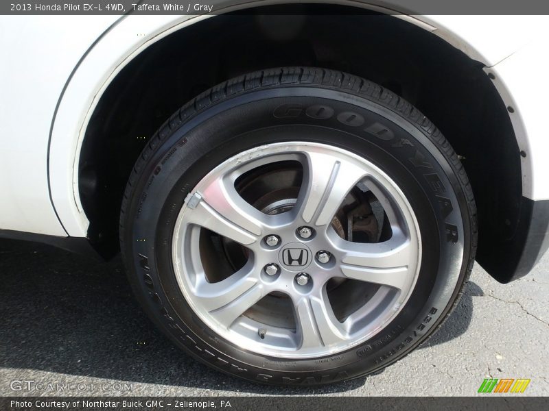 Taffeta White / Gray 2013 Honda Pilot EX-L 4WD