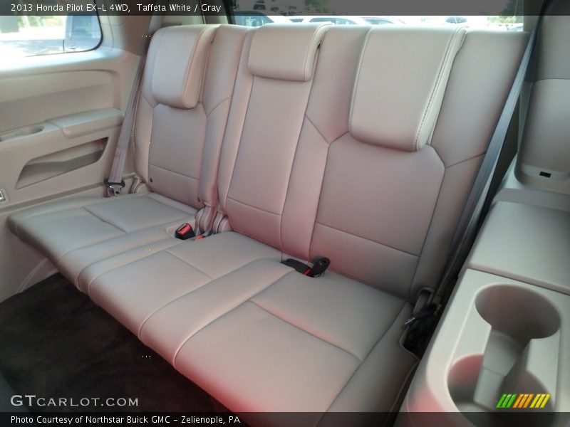 Taffeta White / Gray 2013 Honda Pilot EX-L 4WD
