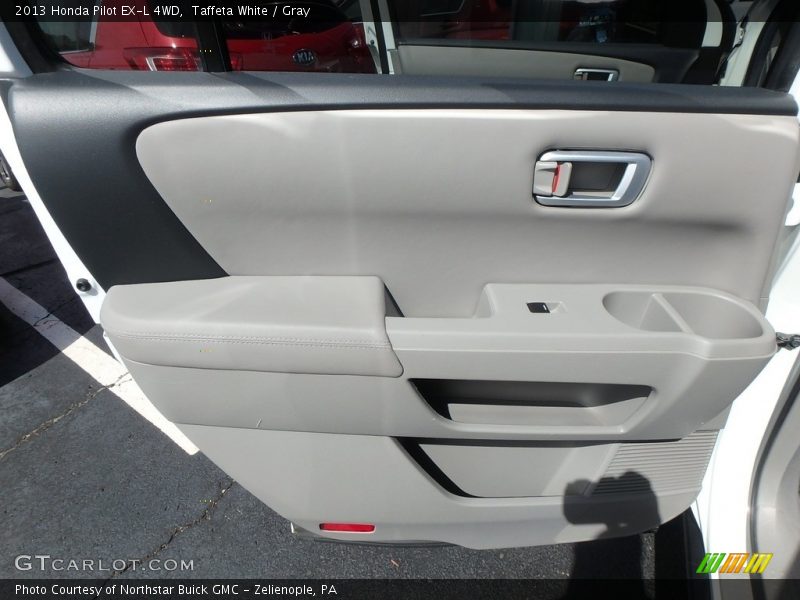 Taffeta White / Gray 2013 Honda Pilot EX-L 4WD