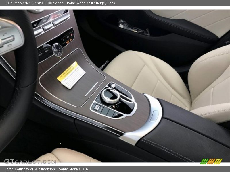 Polar White / Silk Beige/Black 2019 Mercedes-Benz C 300 Sedan