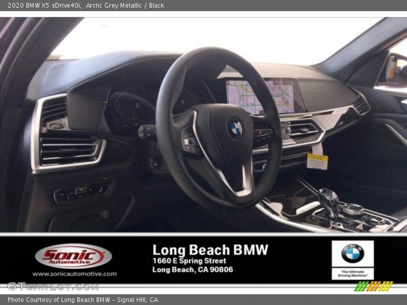 Arctic Grey Metallic / Black 2020 BMW X5 sDrive40i