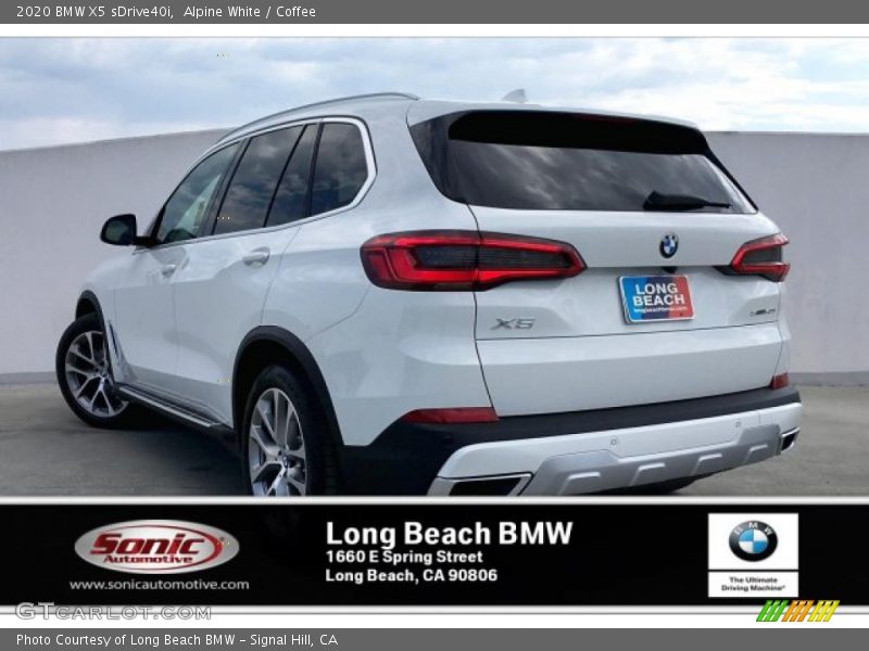 Alpine White / Coffee 2020 BMW X5 sDrive40i