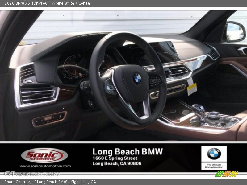 Alpine White / Coffee 2020 BMW X5 sDrive40i