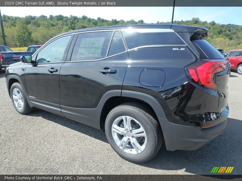Ebony Twilight Metallic / Jet Black 2020 GMC Terrain SLE AWD