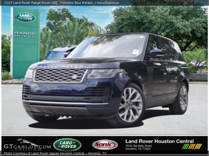 Portofino Blue Metallic / Ivory/Espresso 2020 Land Rover Range Rover HSE