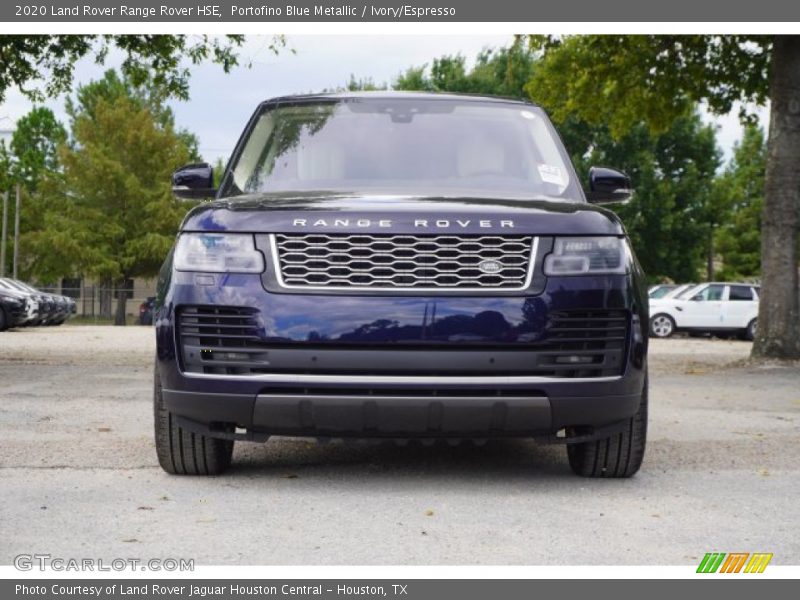 Portofino Blue Metallic / Ivory/Espresso 2020 Land Rover Range Rover HSE