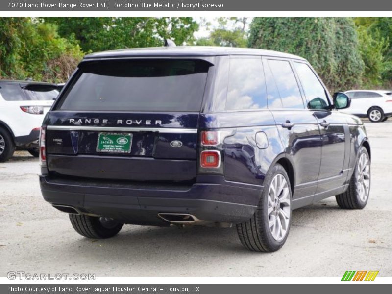 Portofino Blue Metallic / Ivory/Espresso 2020 Land Rover Range Rover HSE
