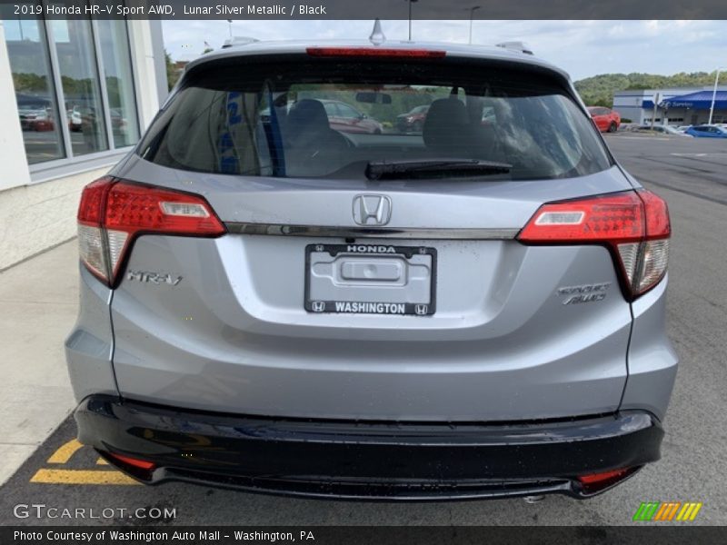 Lunar Silver Metallic / Black 2019 Honda HR-V Sport AWD