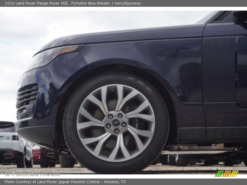 Portofino Blue Metallic / Ivory/Espresso 2020 Land Rover Range Rover HSE