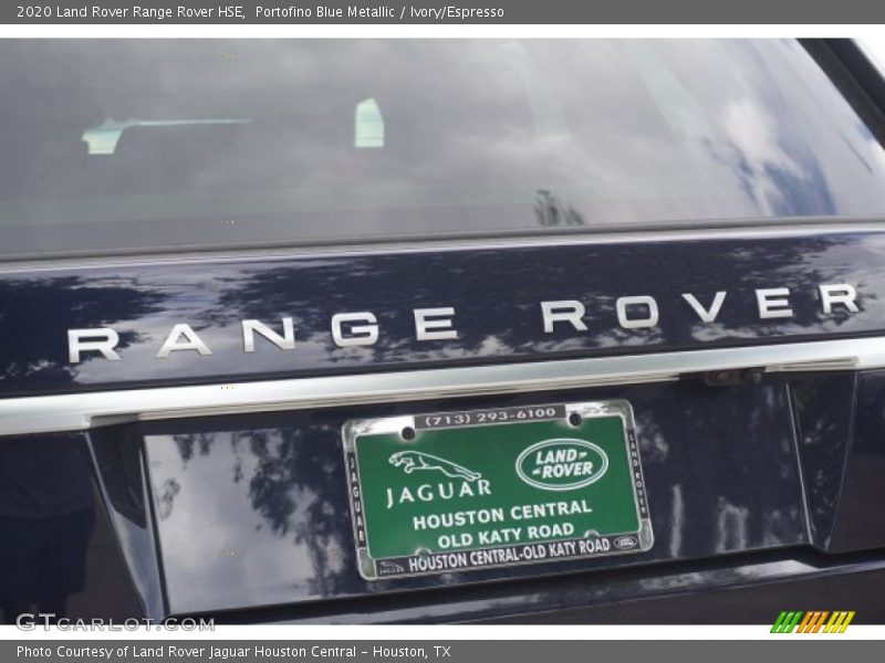 Portofino Blue Metallic / Ivory/Espresso 2020 Land Rover Range Rover HSE