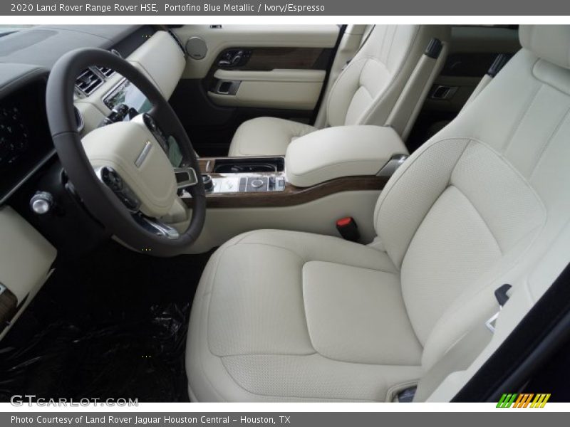 Front Seat of 2020 Range Rover HSE