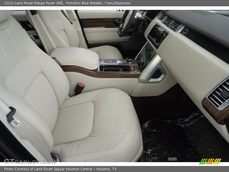 Front Seat of 2020 Range Rover HSE
