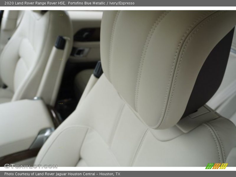 Portofino Blue Metallic / Ivory/Espresso 2020 Land Rover Range Rover HSE