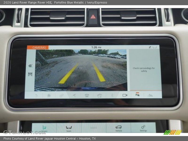 Portofino Blue Metallic / Ivory/Espresso 2020 Land Rover Range Rover HSE